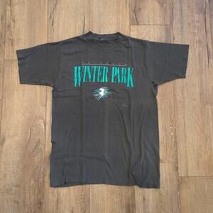 VTG Colorado Winter Park Adult Medium Shirt Ski Snowboard Denver Distressed Fade